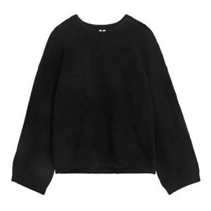NEW Arket black alpaca sweater S